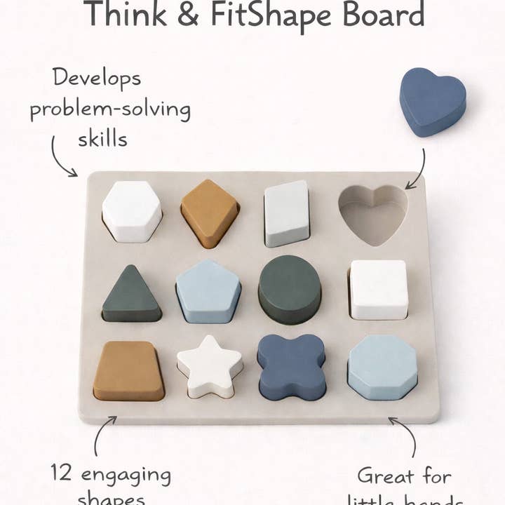 Silicone Shape Sorter Toddlers