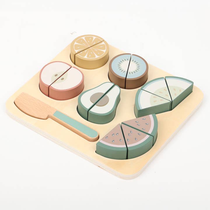 Wooden Fruit Cutting Set Ages 18M+