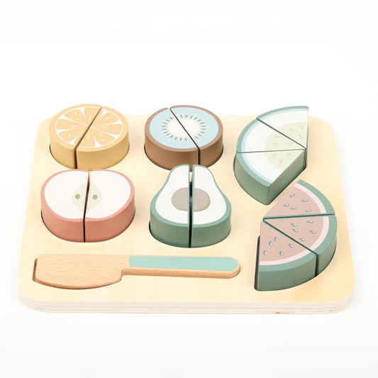 Wooden Fruit Cutting Set Ages 18M+